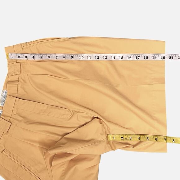 Izod Club Shorts Womens 16 Pleated High Waist 7” Inseam Peach Golf Casual Vtg - Picture 5 of 7